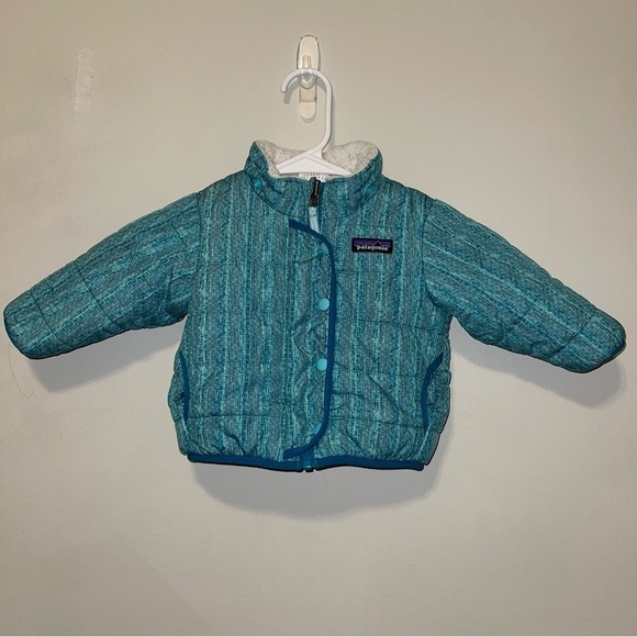 Patagonia Reversible Kids Jacket Size 6/12 Months - Picture 7 of 8